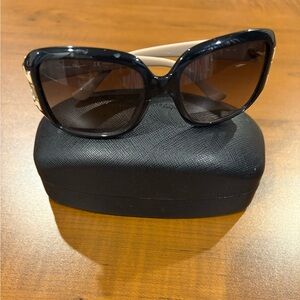 Women’s Salvatore Ferragamo 55mm Oversized Sunglasses in Black